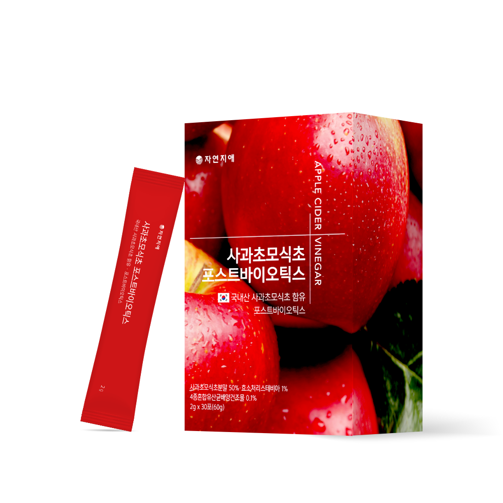✨리뉴얼 출시✨ 사과초모식초 포스트바이오틱스 30포 / 국내산 100% 유기산 자연발효 초모식초 레드초 애플사이다비니거🍎